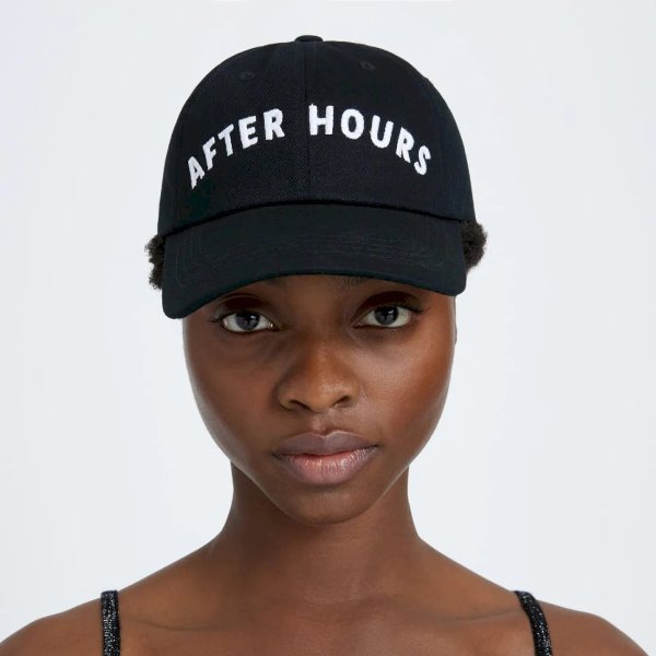 After Hours Baseball Cap in Black
