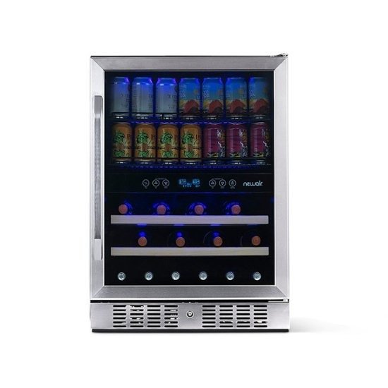 20 Bottle and 70 Can Dual Zone Wine and Beverage Fridge
