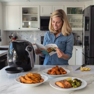 Avalon Bay Airfryer Manual Oilless Electric 3.7 Quart Fryer