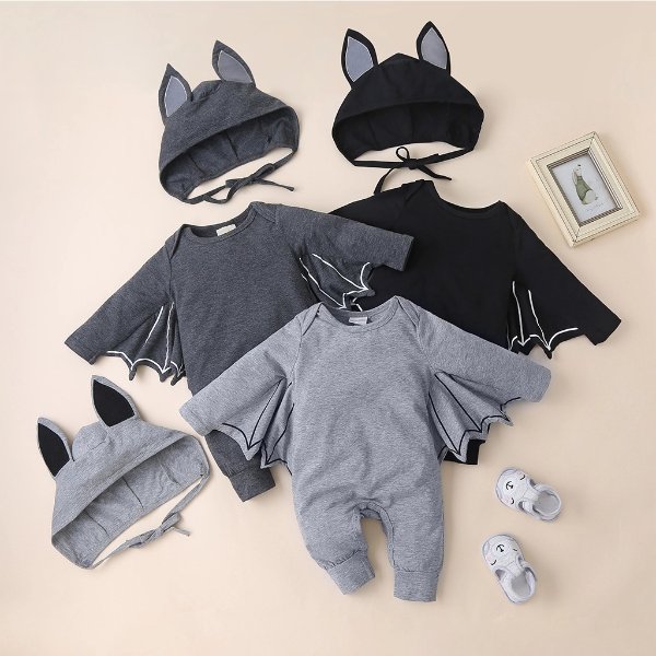 婴童蝙蝠造型连体衣