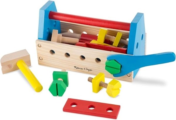 木质小工具箱玩具