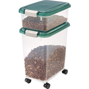IRIS Airtight Pet Food Storage Container Combo