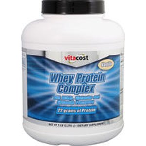 5 lbs. of Vitacost Whey Protein Complex Powder