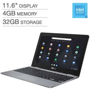ASUS C223NA Chromebook (赛扬N3350, 4GB, 32GB)