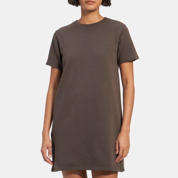 T-Shirt Dress in Cotton Terry