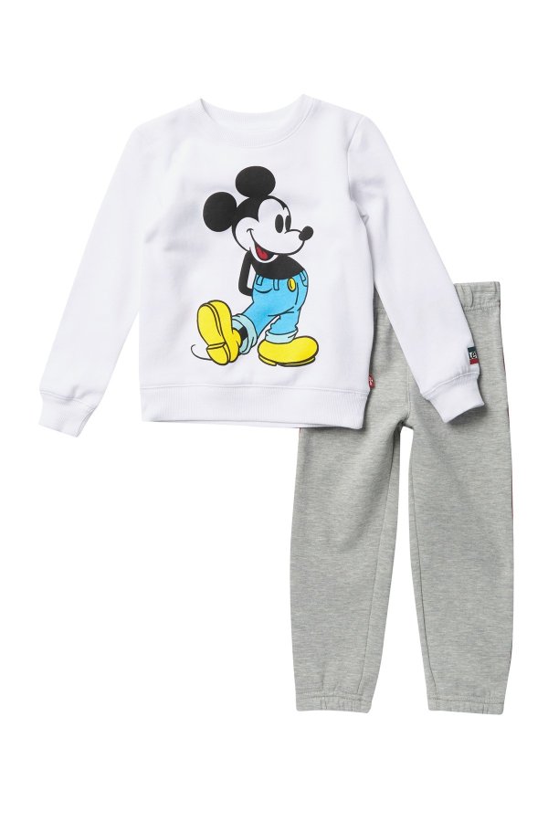 Mickey Mouse Fleece Pullover Set (Little Boys)