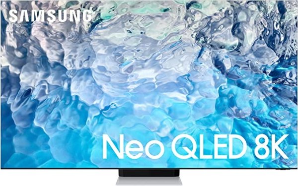 75-Inch Class Neo QLED 8K QN900B Series Mini LED Quantum HDR 64x, Infinity Screen, Dolby Atmos, Object Tracking Sound Pro, Smart TV with Alexa Built-In (QN75QN900BFXZA, 2022 Model)