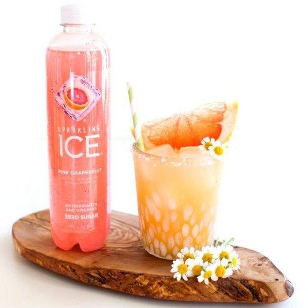 Sparkling Ice, Pink Grapefruit Sparkling Water Zero Sugar 17 Bottles (Pack of 12)oz