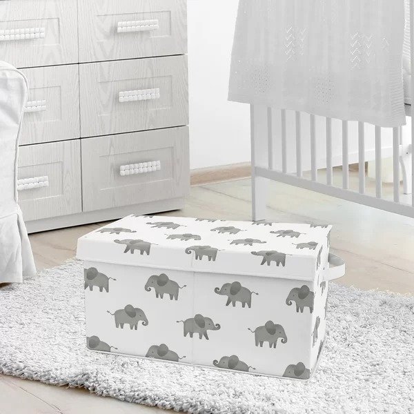 Watercolor Elephant Toy BoxWatercolor Elephant Toy BoxRatings & ReviewsQuestions & AnswersShipping & ReturnsMore to Explore