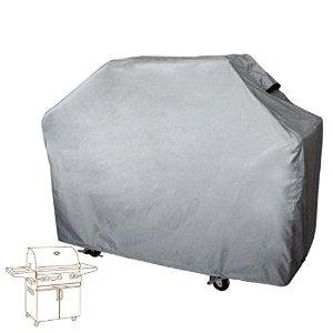 Leader Accessories Heavy Duty Waterproof Grey Outdoor Gas Grill Cover
