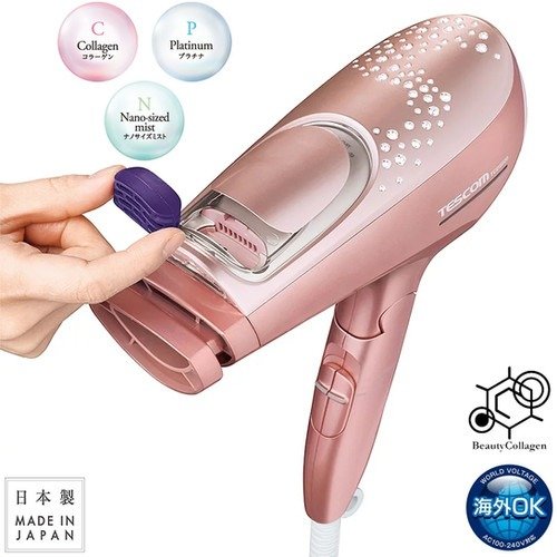 TESCOM Collagen CPN World Voltage Hair Dryer Swarovski Limited Ed. Made in Japan | Tescom USA