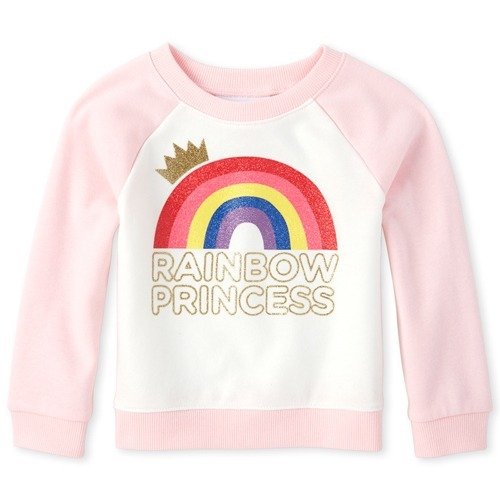 Baby And Toddler Girls Active Princess French Terry Sweatshirt