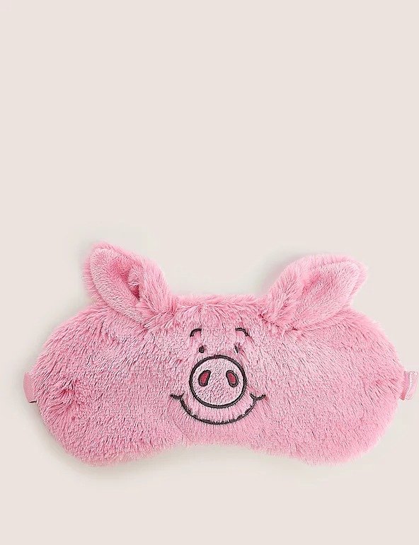 粉红猪眼罩