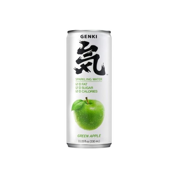 Genki Forest Green Apple Flavor Soda Sparkling Water Can 330ml