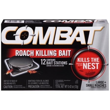 Roach Killing Bait Stations for Small & Large Roaches, 12 Count