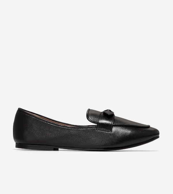 Women's York Bow Loafer in Black | Cole Haan