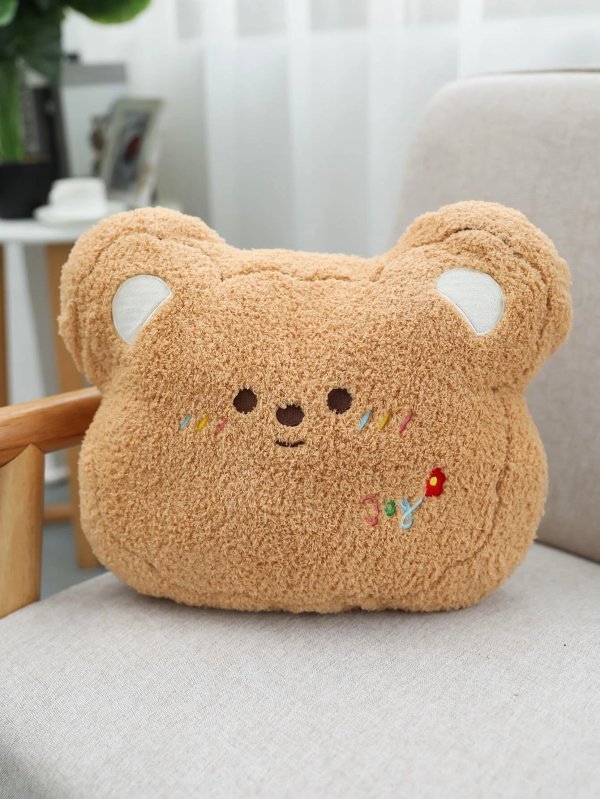 Cartoon Bear Shaped Decorative Pillow