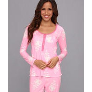 BedHead Women's Placket Knit Pajama Set