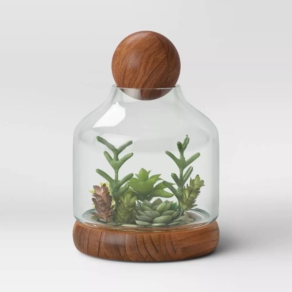 玻璃植物花瓶