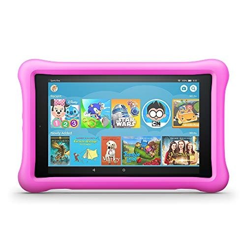 All-New Fire HD 8 Kids Edition Tablet, 8" HD Display, 32 GB, Pink Kid-Proof Case