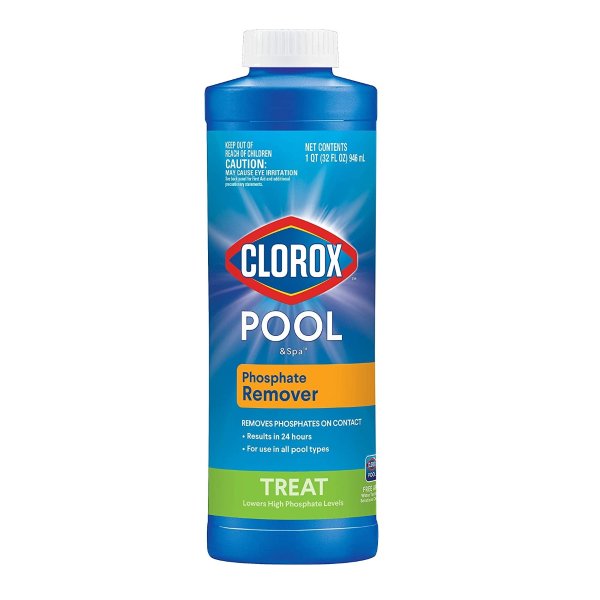 Clorox Pool & Spa Phosphate Remover for Swimming Pools, 32 oz Bottle