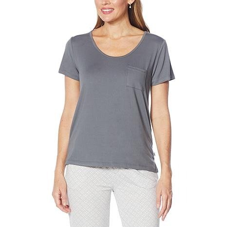 Hi-Low Hem Relaxed-Fit Tee - 20144237 | HSN