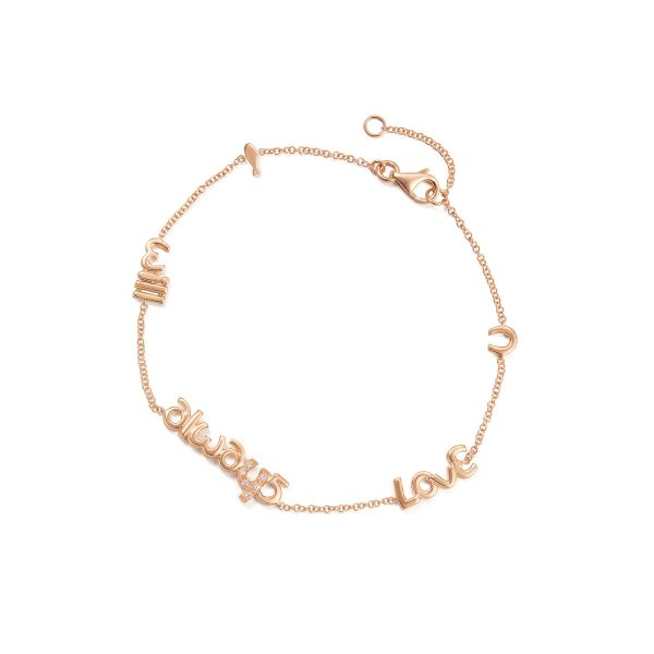 Love Decode 18K Gold Diamond Bracelet | Chow Sang Sang Jewellery eShop