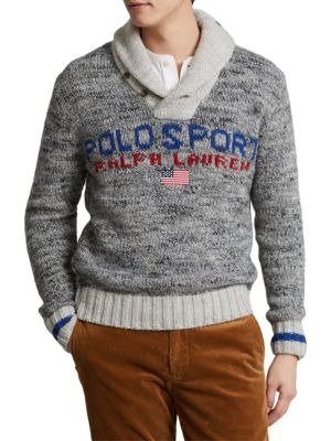 Sport Wool Shawl Sweater