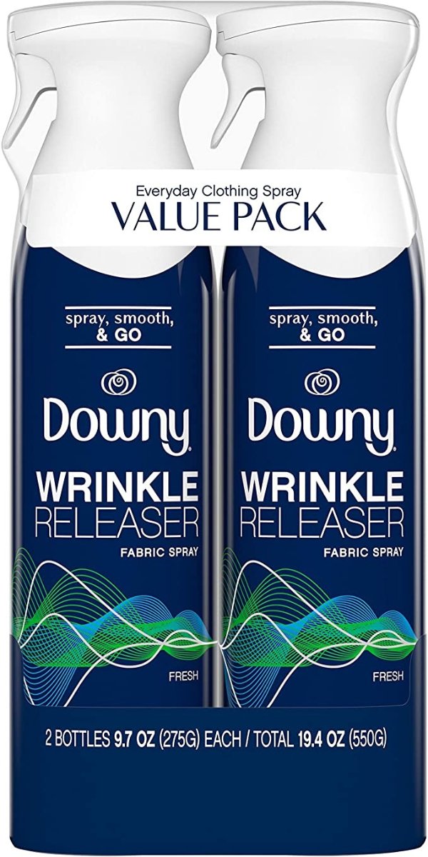 WrinkleGuard Wrinkle Releaser Fabric Spray, Fresh, 2 Count, 9.7 fl oz Each