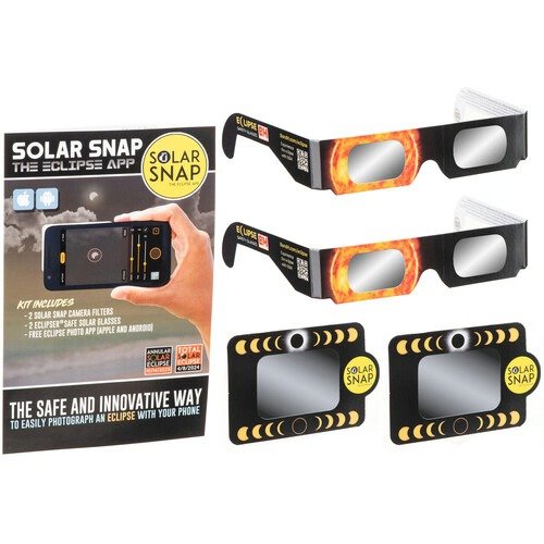 Solar Snap 2x日食眼镜+2x手机滤镜