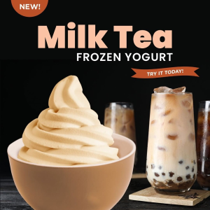 黑糖珍珠奶茶口味 $6.5起上新：Yogurtland 南瓜香料冷酿咖啡酸奶冰淇淋