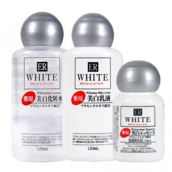 ER White Medicated Whitening Set (Lotion/Milky Lotion/Whitening Essence)