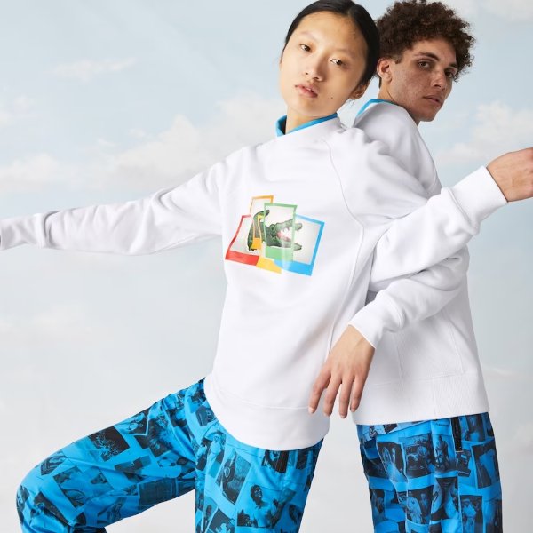 Unisex LIVE Polaroid Collaboration Loose Fit Sweatshirt