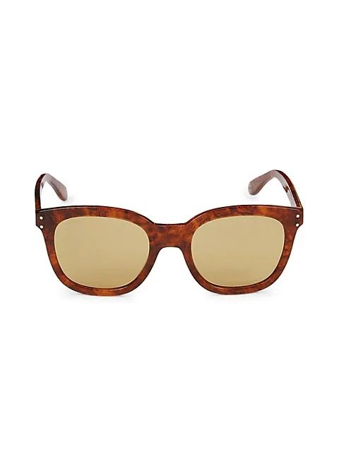 52MM Square Marbled Sunglasses