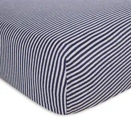 Classic Stripe Organic Cotton BEESNUG® Fitted Crib Sheet