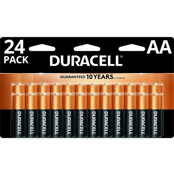 ® Coppertop AA Alkaline Batteries, Pack Of 24 Item # 458914