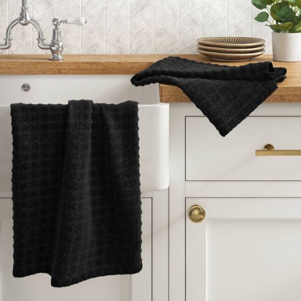 2pk Cotton Waffle Terry Kitchen Towels - Threshold™ : Target