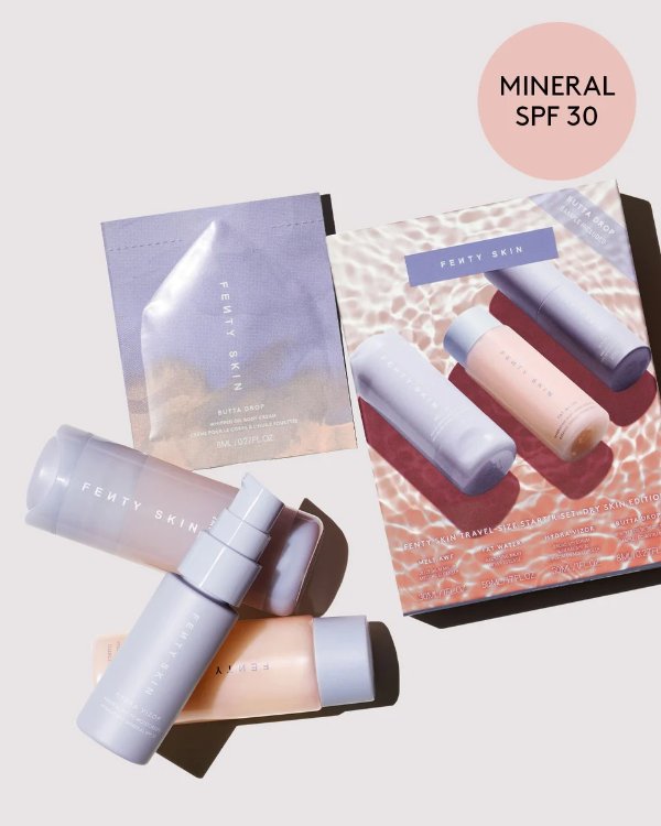 Fenty Skin Travel-Size Start'r Set with Mineral SPF: Dry Skin Edition