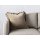 Velvet Print Tassel Pillow in Taupe | Arhaus