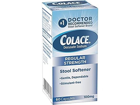 Colace Stool Softener 100 mg Capsules 60.0 ea.