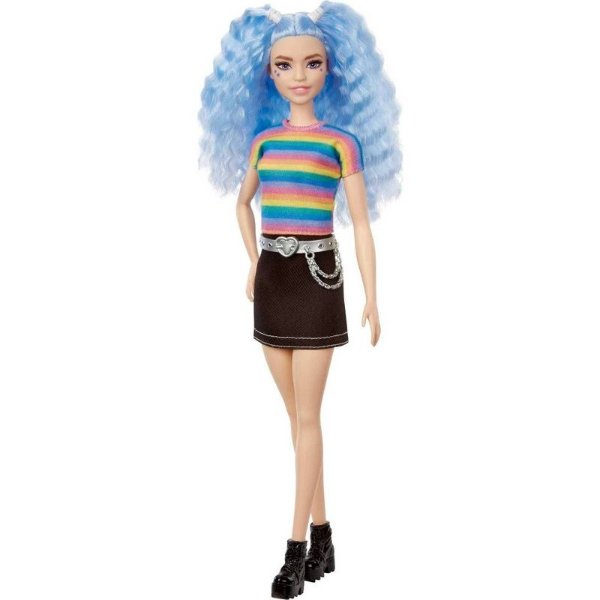Fashionista Doll - Rainbow Striped Top