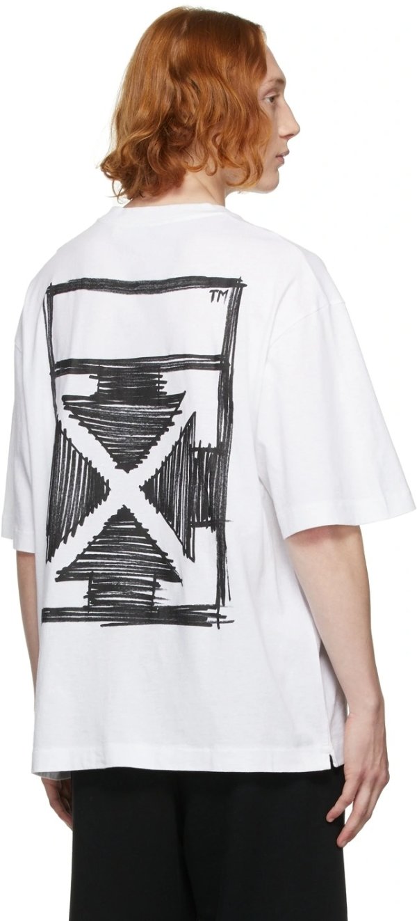 White Negative Mark T-Shirt