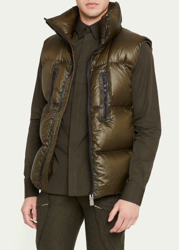 Men's Quilted Puffer Vest