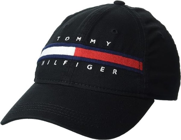 Tommy Hilfiger Men’s Cotton Avery Adjustable Baseball Cap