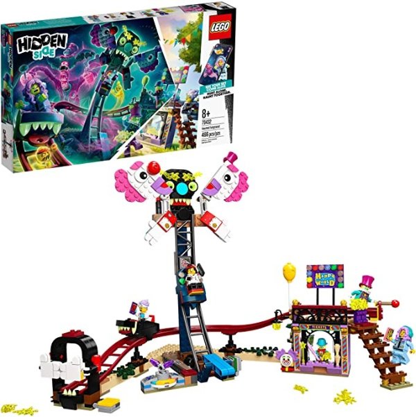 Hidden Side Haunted Fairground 70432 Popular Ghost-Hunting Toy, Cool Augmented RealitySet for Kids, New 2020 (466 Pieces)