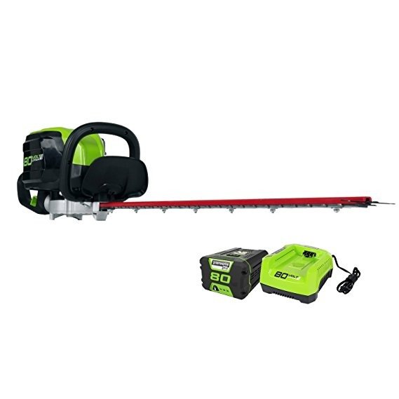 PRO 26-Inch 80V Cordless Hedge Trimmer, 2.0 AH Battery Included GHT80321