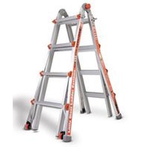 Little Giant Alta-One M-17 or M-22 Extension Ladders with Wheels, 17- or 22-Foot