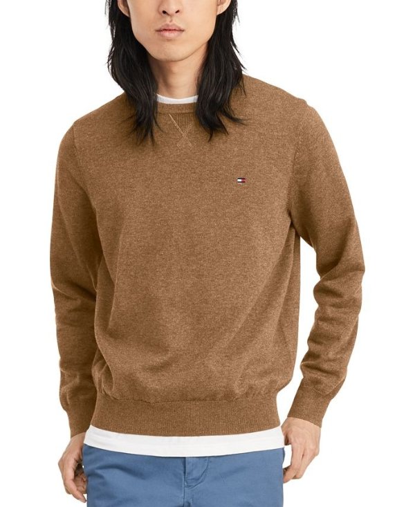 Men's Signature Solid Crew Neck Sweater