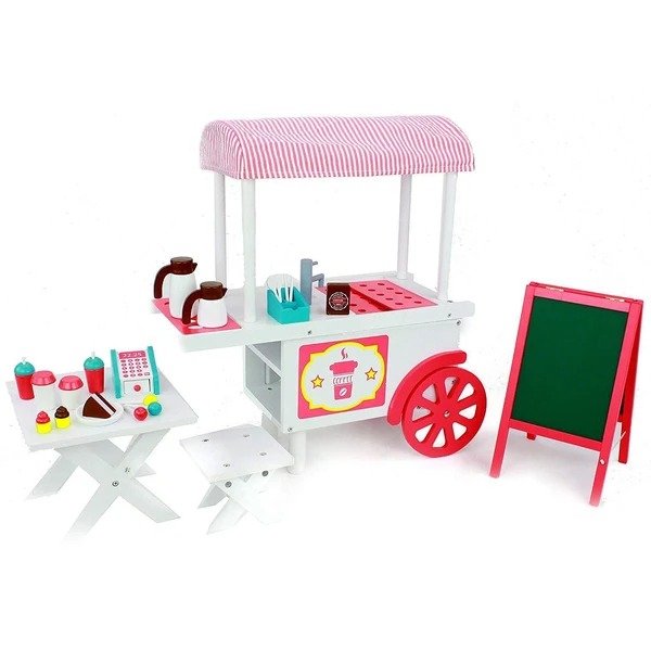 18 Inch Doll Furniture - Food Cart Set