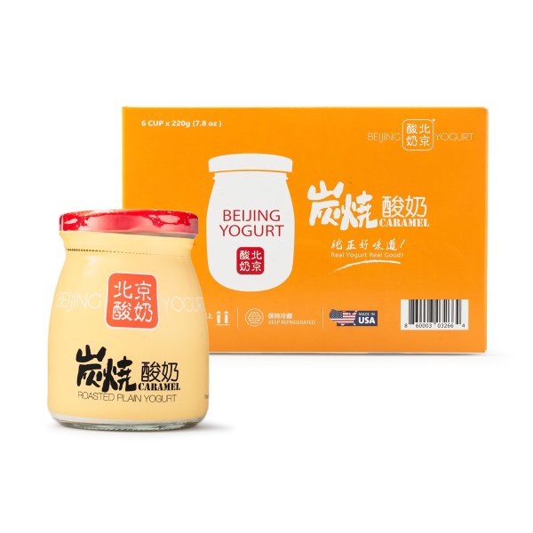 北京酸奶 炭烧酸奶 6瓶